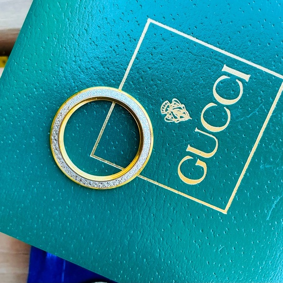 Dressy DIAMOND CUT BEZEL for Gucci watch( NO WATCH includes!) - Picture 1 of 5